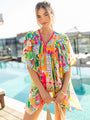 Seaside Escape Multi Print Coverup