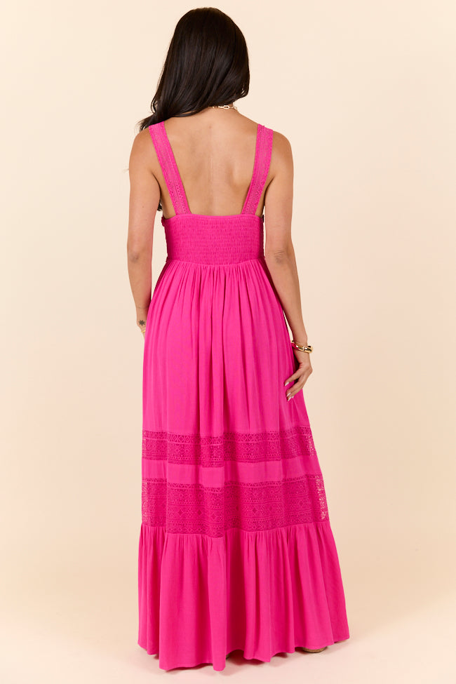 Summer Crush Fuchsia Maxi Dress