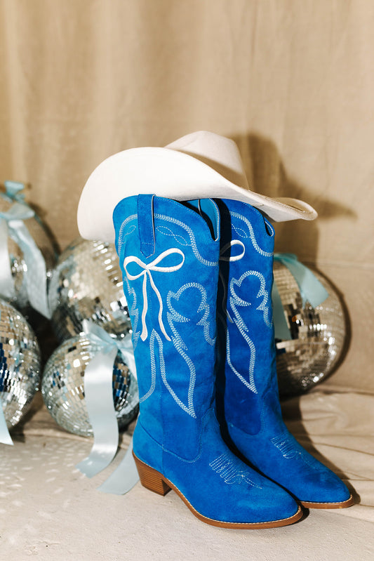 Boss Bow Boots Krista Horton X Pink Lily