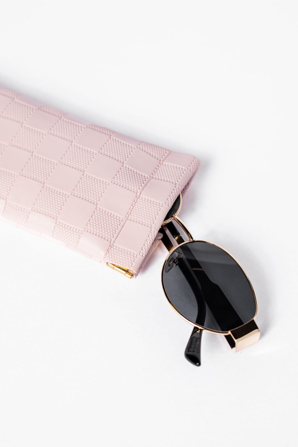 Gold Oval Wire Framed Sunglasses FINAL SALE