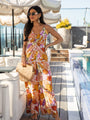 Lush Tropics Tropical Print Jumpsuit