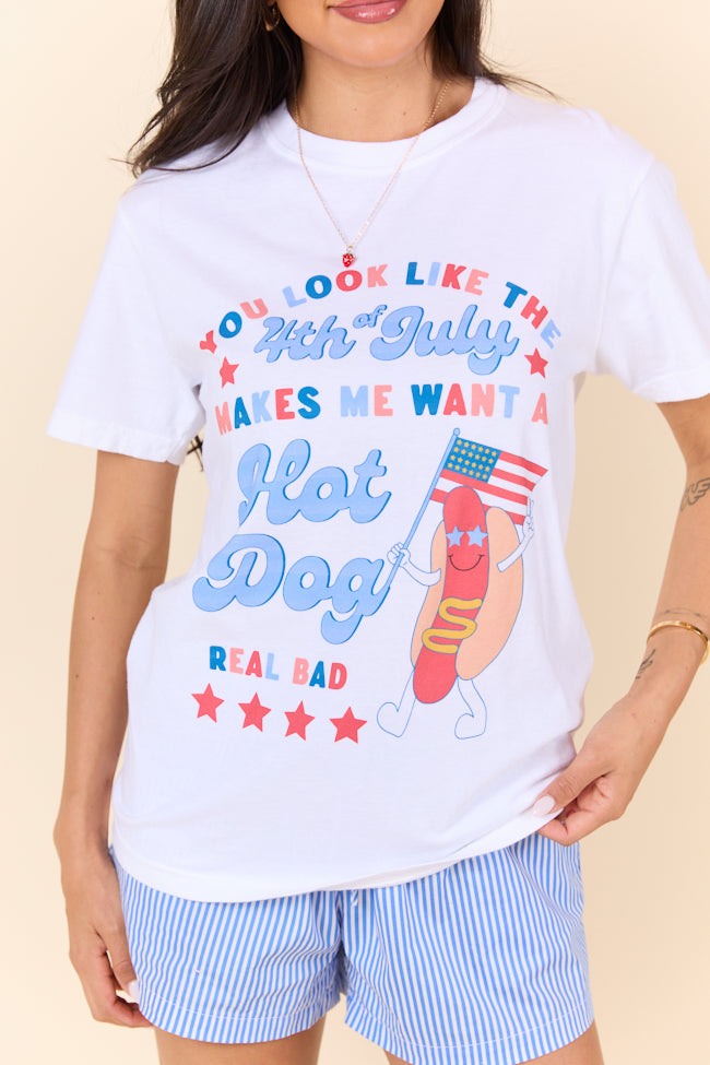 I Look Like the 4th Of July White Comfort Colors Graphic Tee SALE