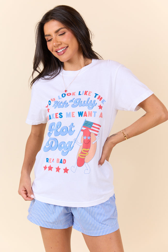 I Look Like the 4th Of July White Comfort Colors Graphic Tee SALE