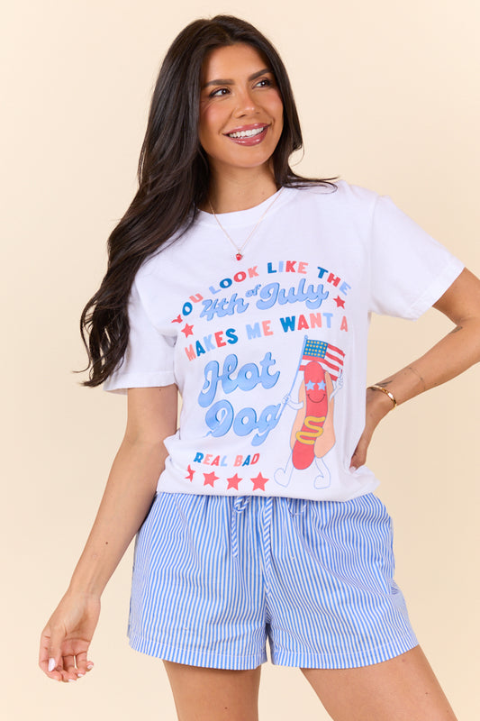 I Look Like the 4th Of July White Comfort Colors Graphic Tee SALE