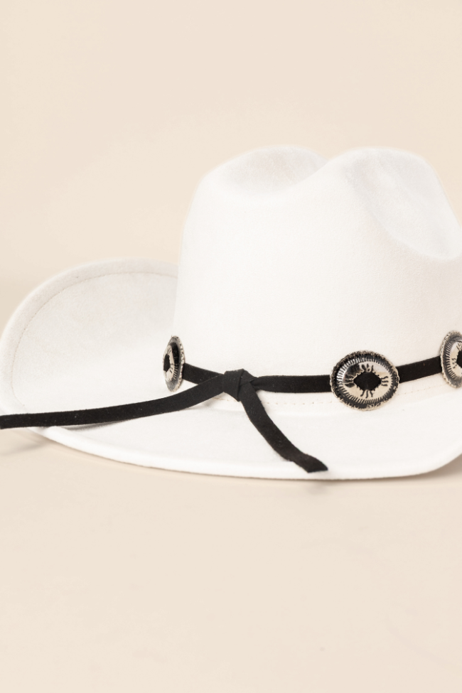 Concho Cream Cowboy Hat