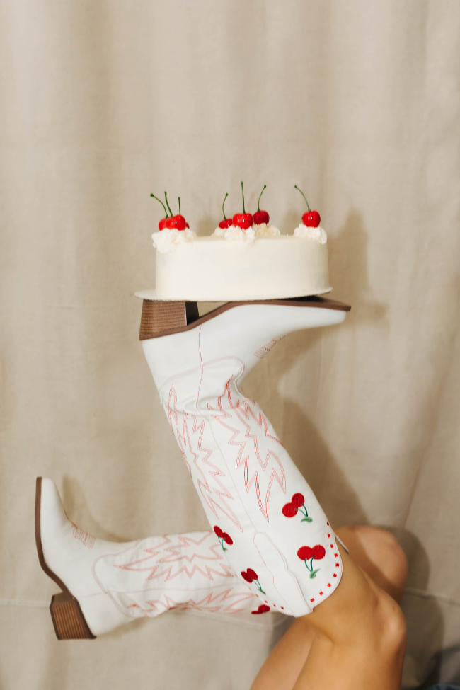 Kamp Cherry Boots Krista Horton X Pink Lily