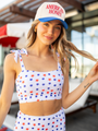 Wish Upon A Star Tie Shoulder Bikini Top SALE